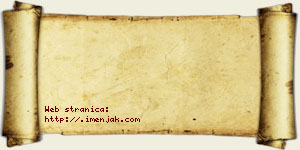 Anđela Minčić vizit kartica